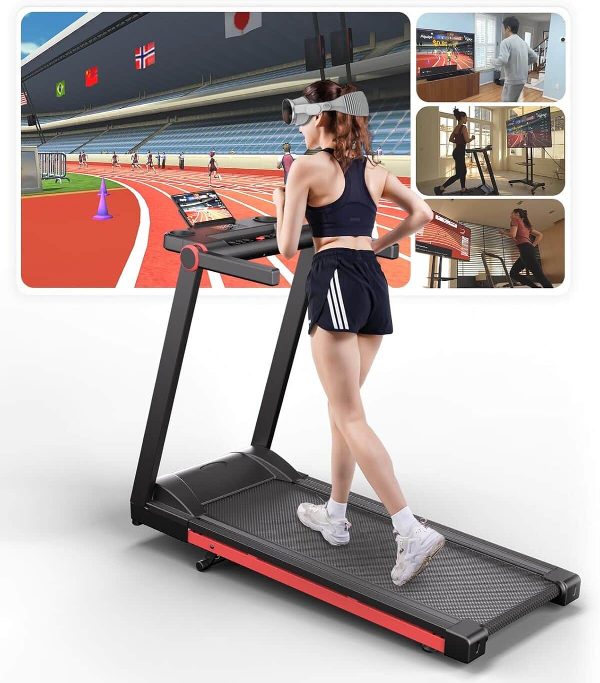 Test du tapis de course DeerRun Raceable pliable et connecté