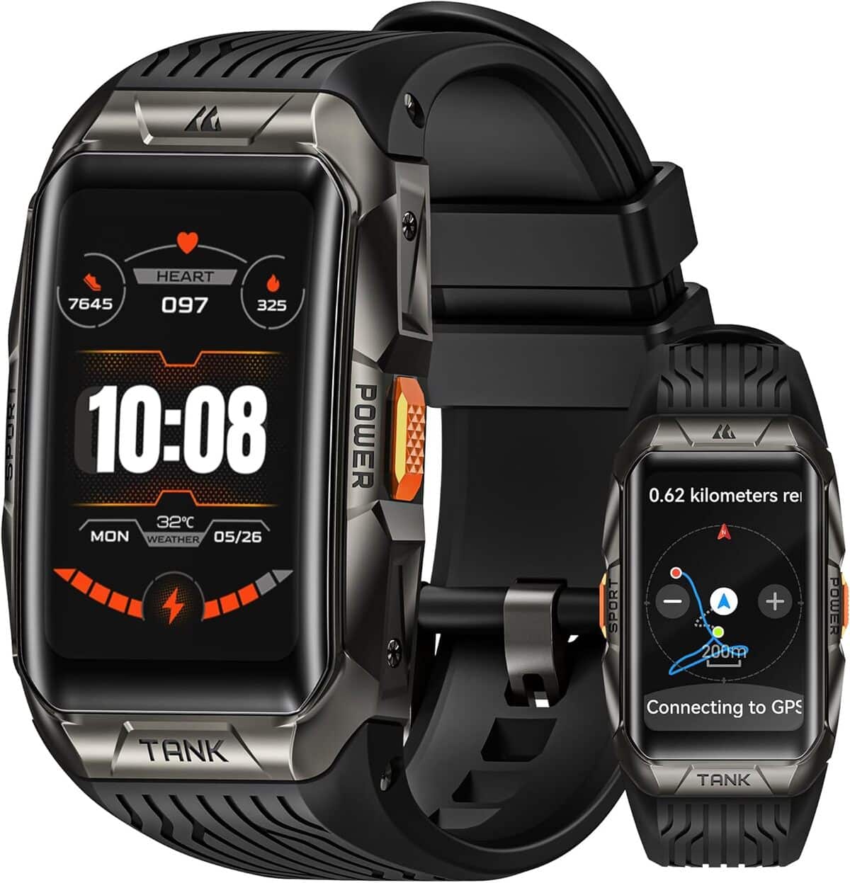 Test de la montre connectée Kospet Tank X2 Ultra GPS : design et performance au rendez-vous