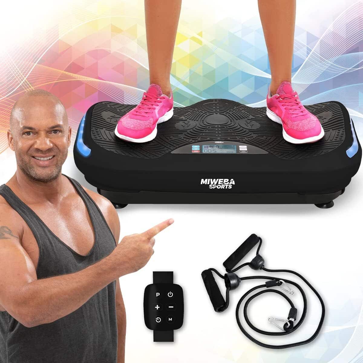 Test de la plaque vibrante Miweba Sports MV300