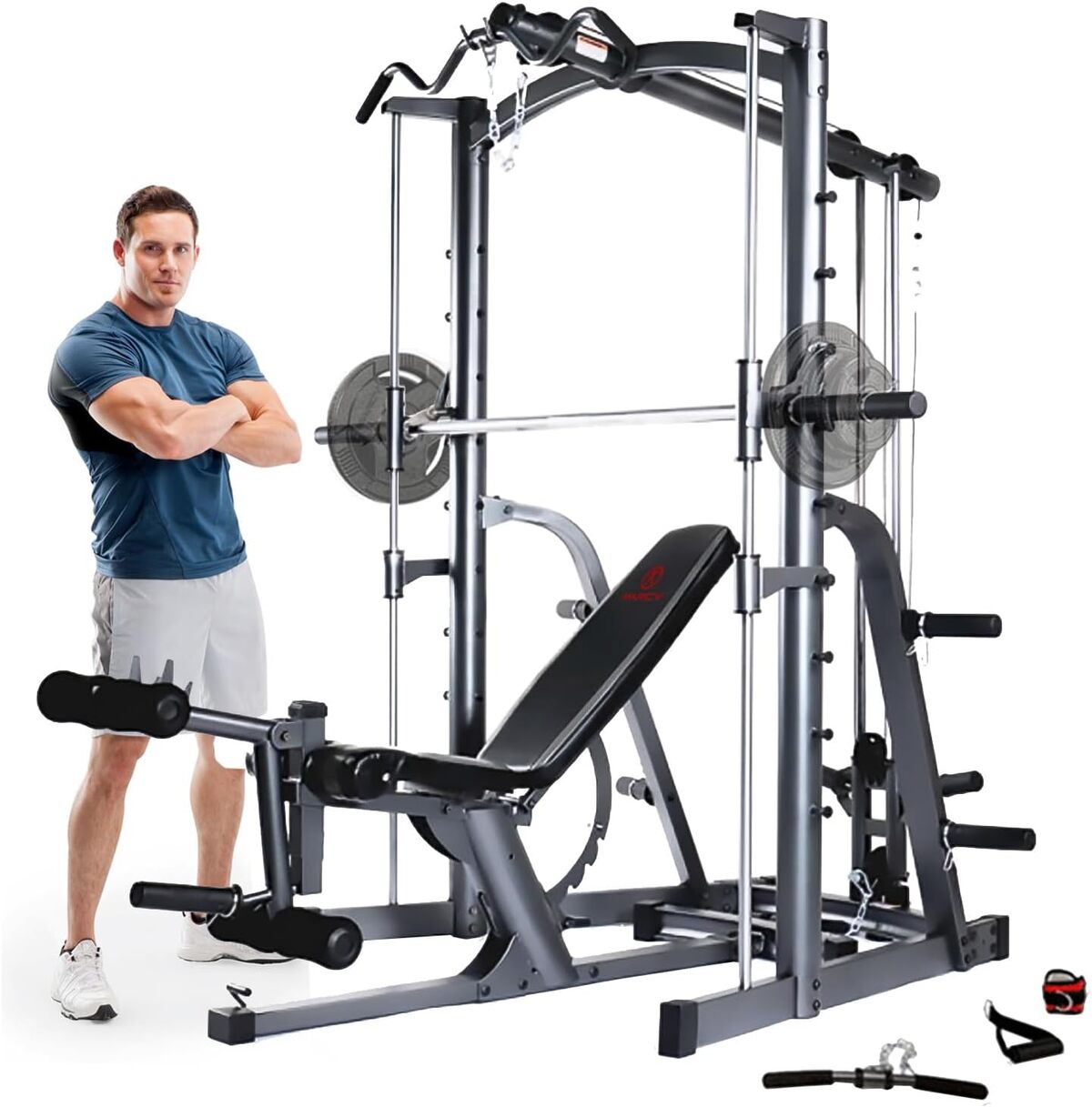Test du banc de musculation Marcy MWB1282 pour la maison