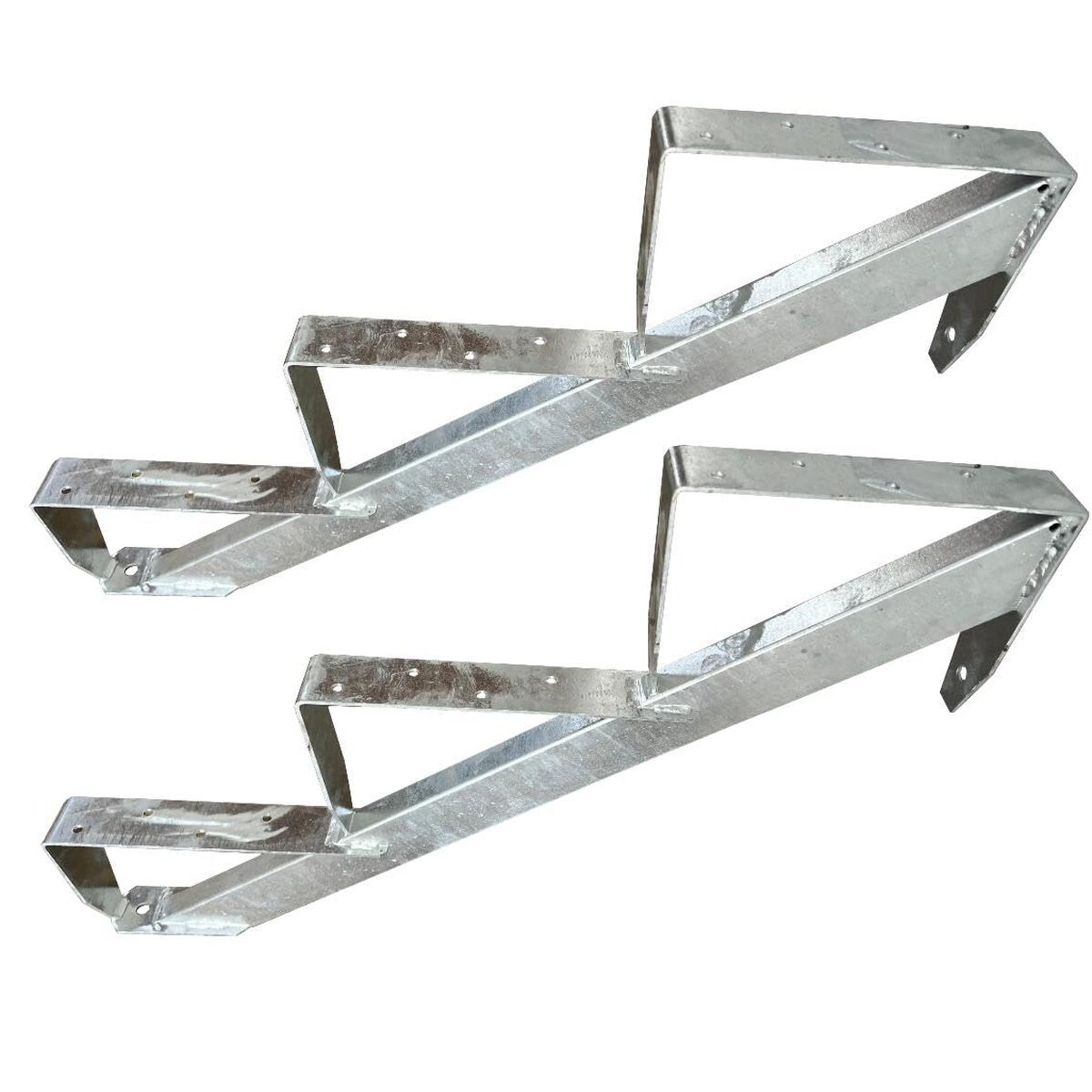 Test du cadre d'escalier en bois 3 marches