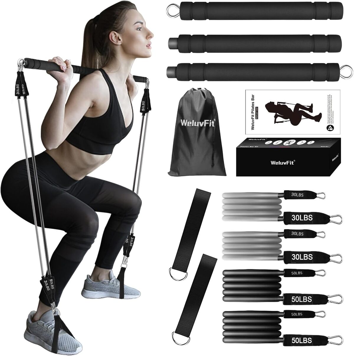 Test : home-Gym-Systems kit barre de pilates avec bandes