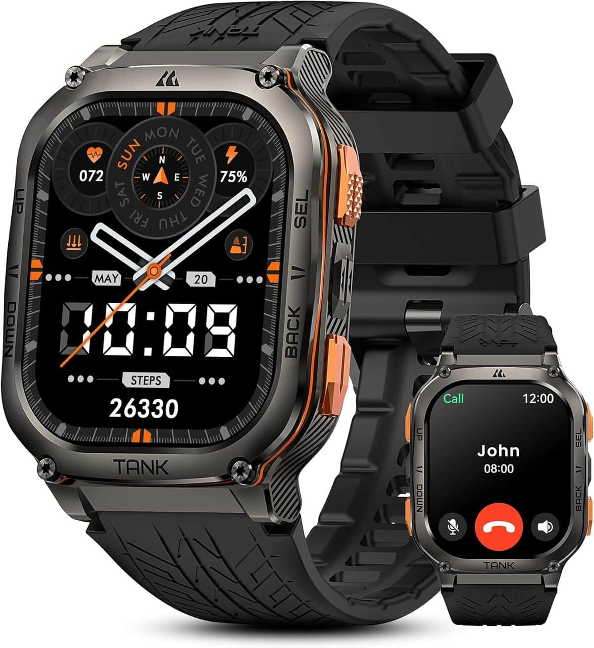 Test de la montre connectée KOSPET Tank M3 Ultra : robustesse et innovation