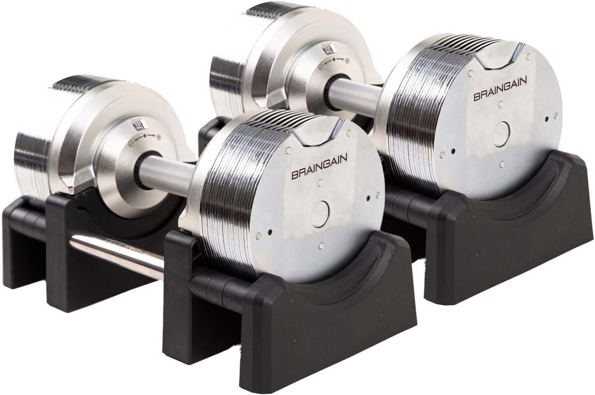 Test : haltères BRAINGAIN réglables, 32, 5 kg pour la maison