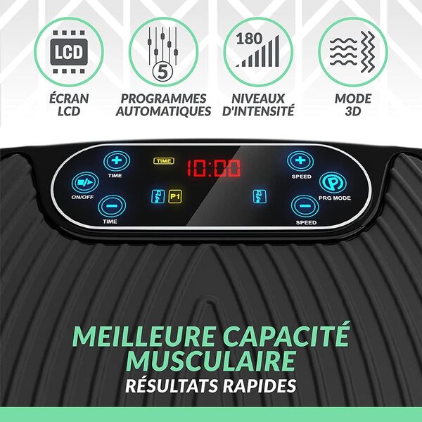 Plateforme Vibrante & Oscillante Bluefin Fitness à Doubles Moteurs 3D