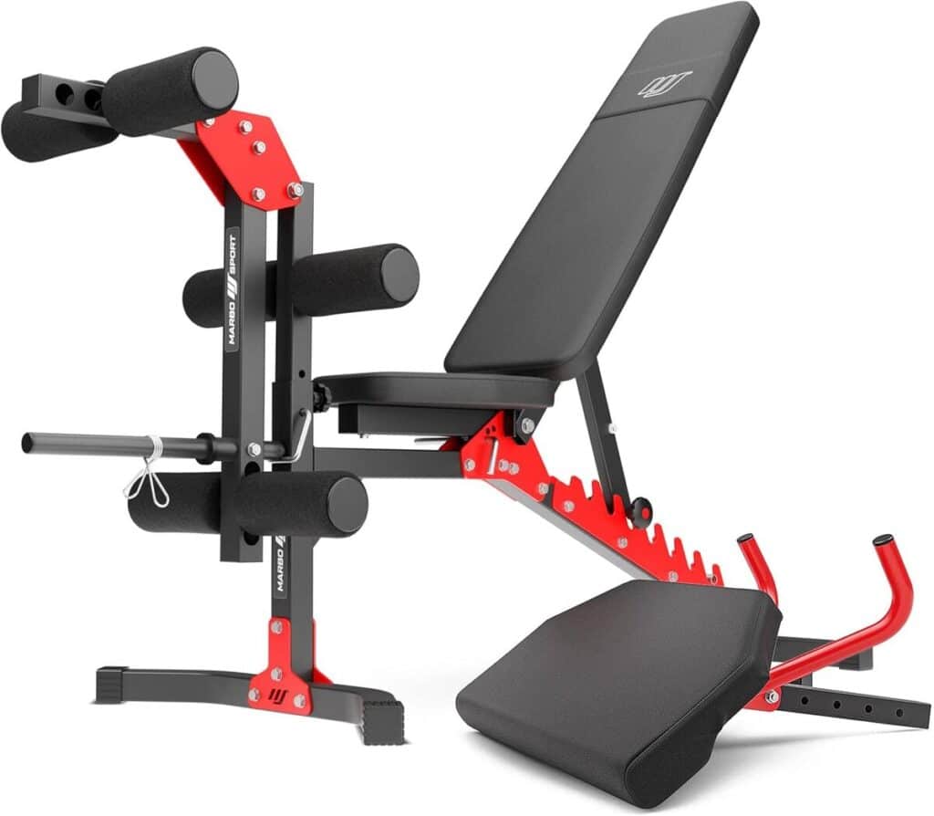 Test du kit Marbo Sport : banc MH-L115, entraîneur MH-A102 et curl Pult MH-A101
