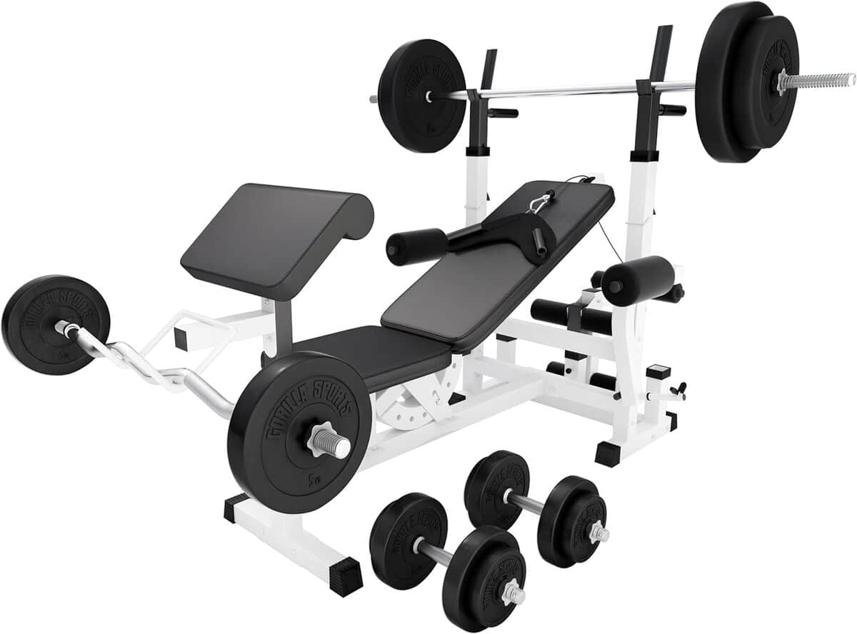 Test du banc Gorilla Sports : haltérophilie complète à domicile