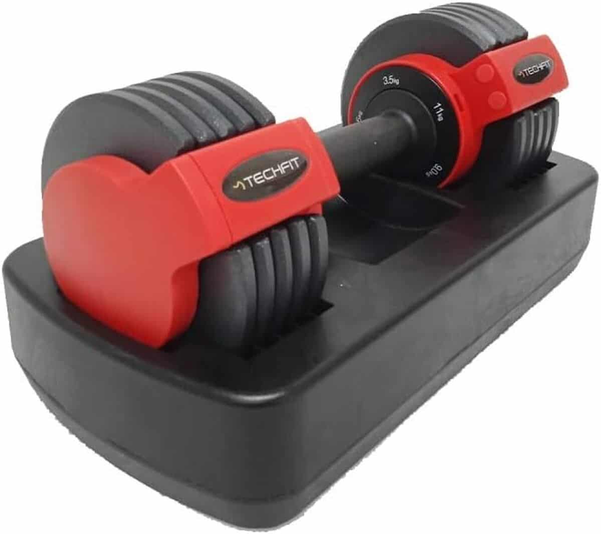 Test des haltères réglables TechFit 5-40 kg : performance et sécurité