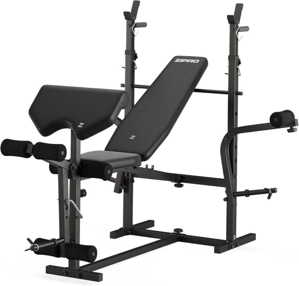 Test du banc de musculation olympique Zipro Ripped : polyvalence et puissance