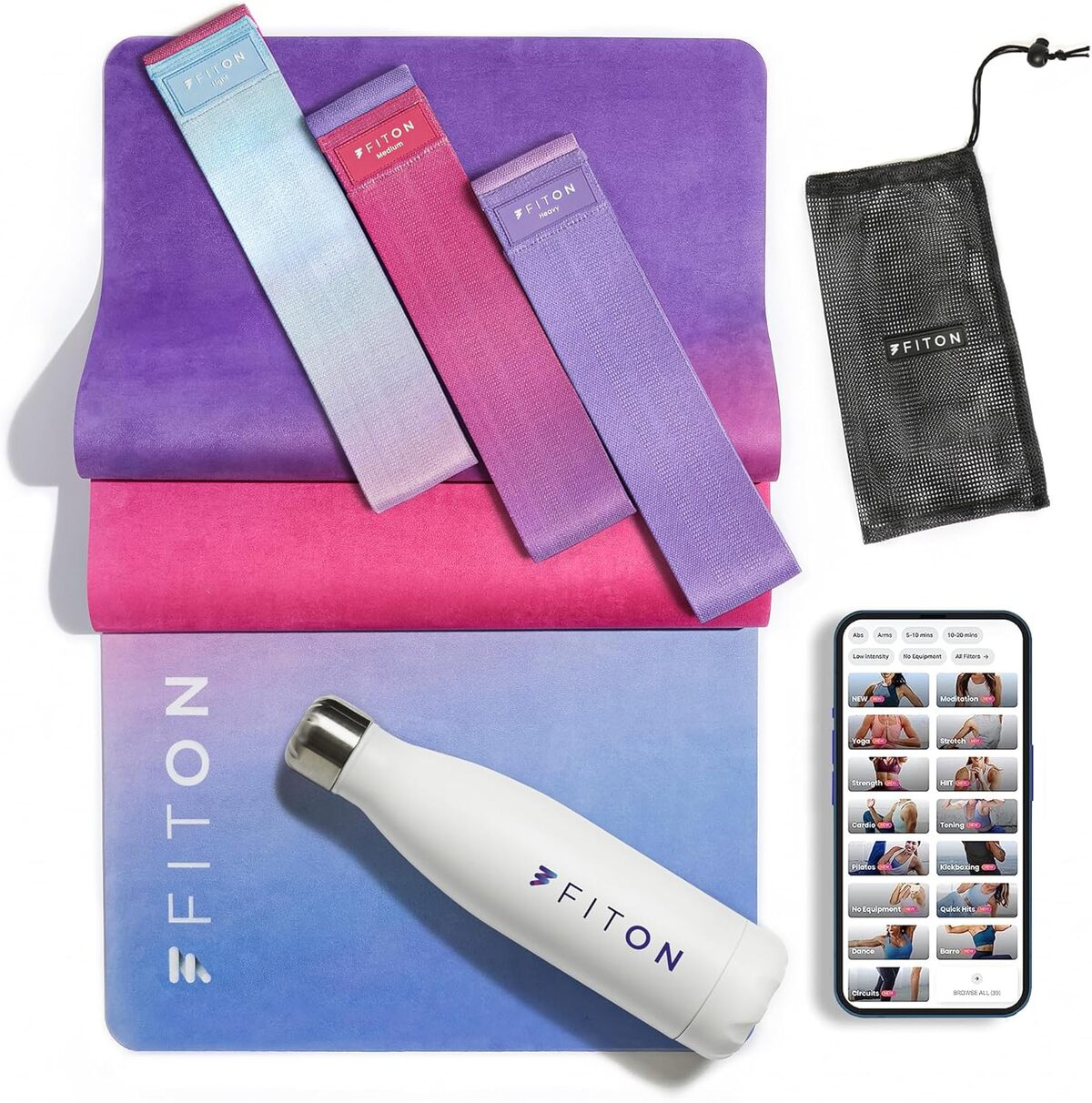 Test du kit de démarrage yoga FitOn : l'équipement complet à la maison