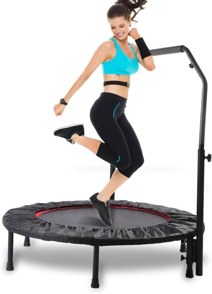 Test du trampoline Rebounder : fitness portable et pliable