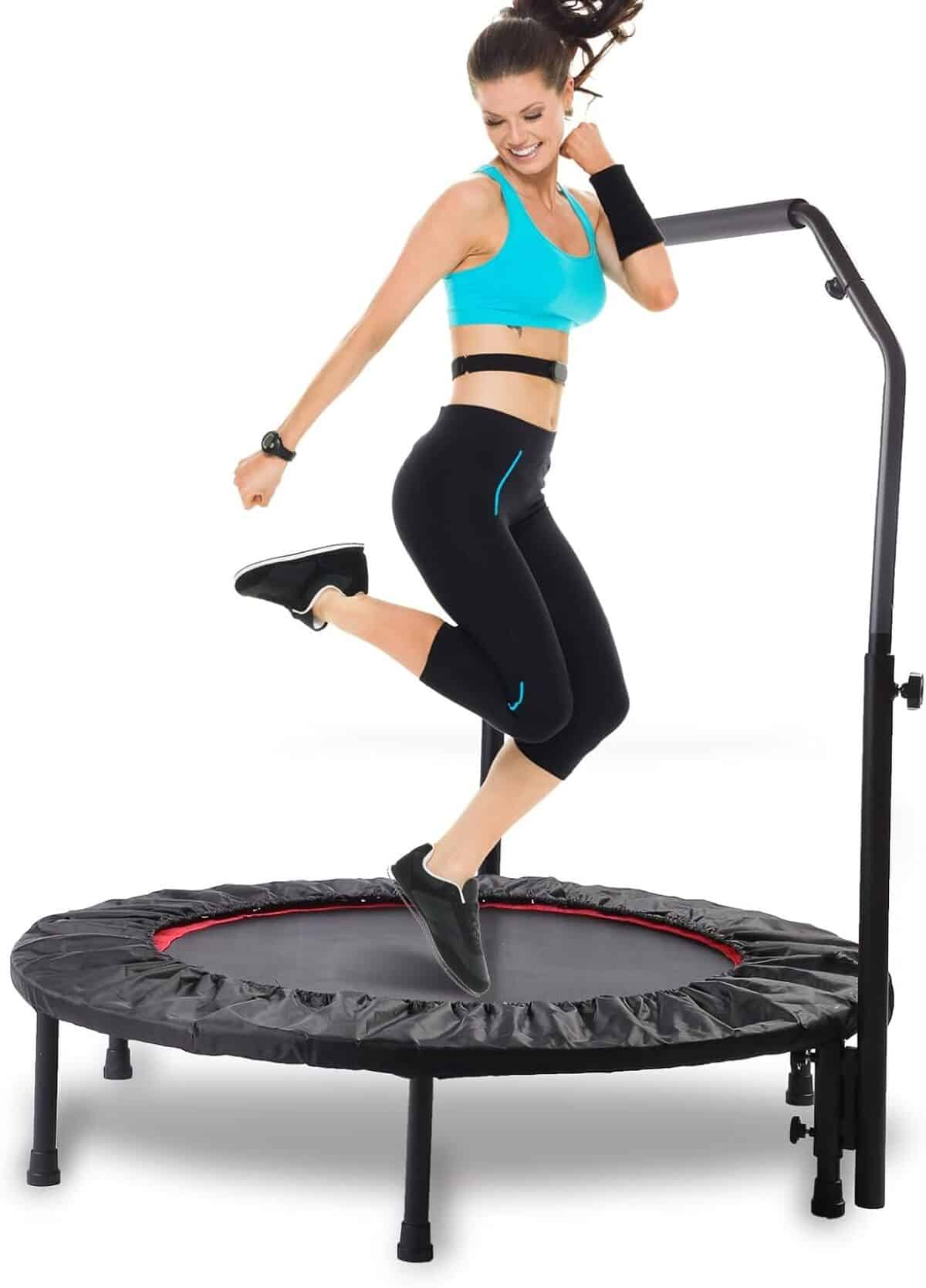 Test du trampoline Rebounder : fitness portable et pliable