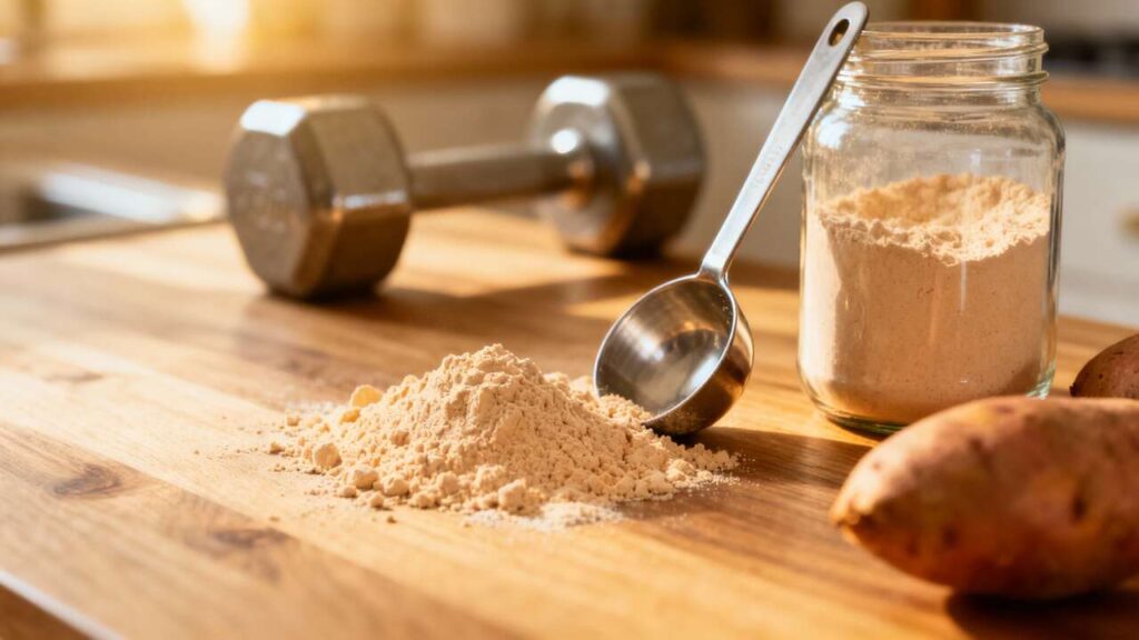 Farine de patate douce : bénéfices pour la musculation