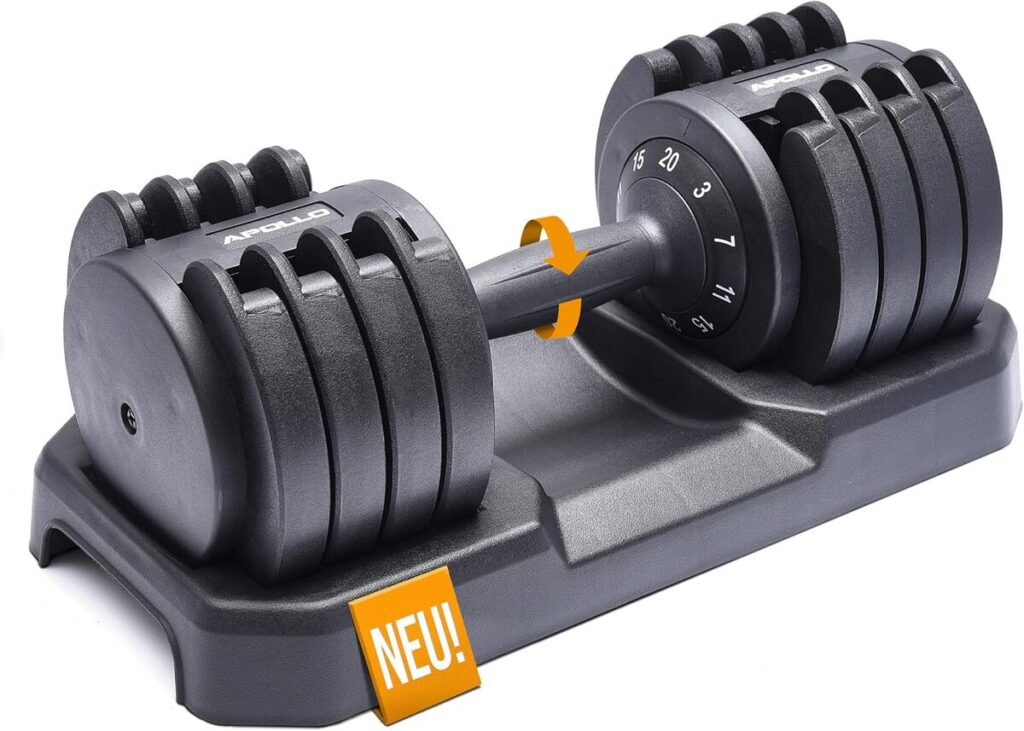 Test des haltères réglables Apollo : musculation à la maison simplifiée