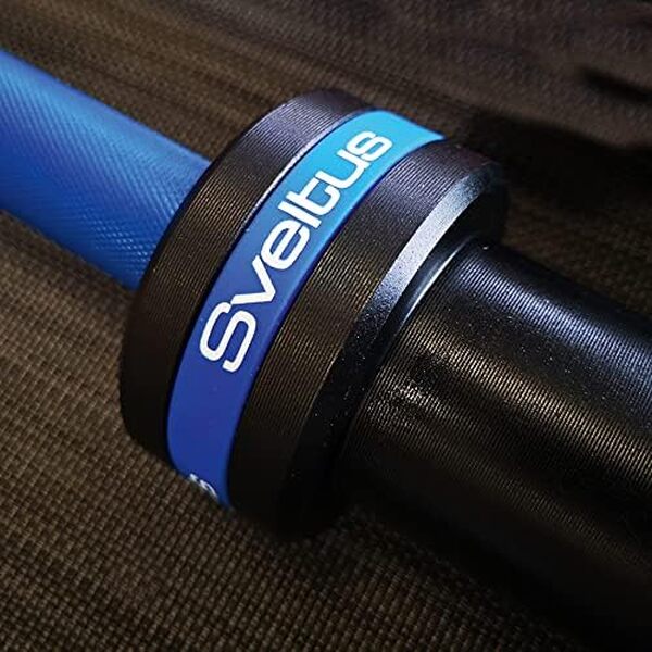 Barre olympique Cérakote 20kg - bleu royal