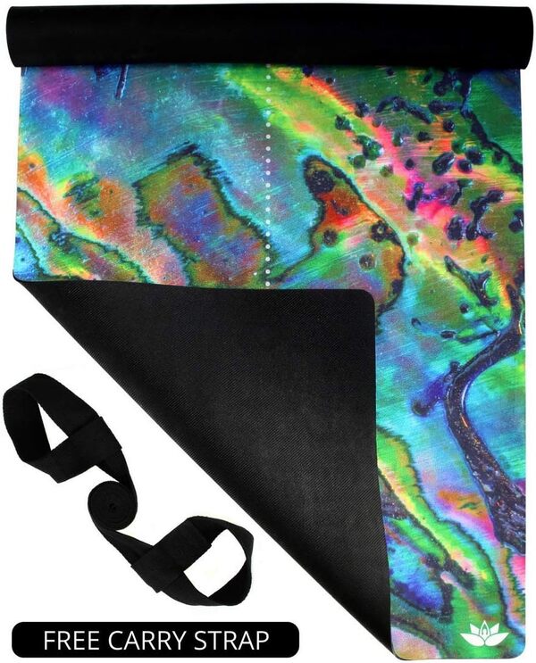 Plyopic Tapis de Hot Yoga All-In-One | Tapis/Serviette Antidérapant | Idéal pour Yoga Actif, Pilates, Exercice, Fitness, Chaud et Bikram