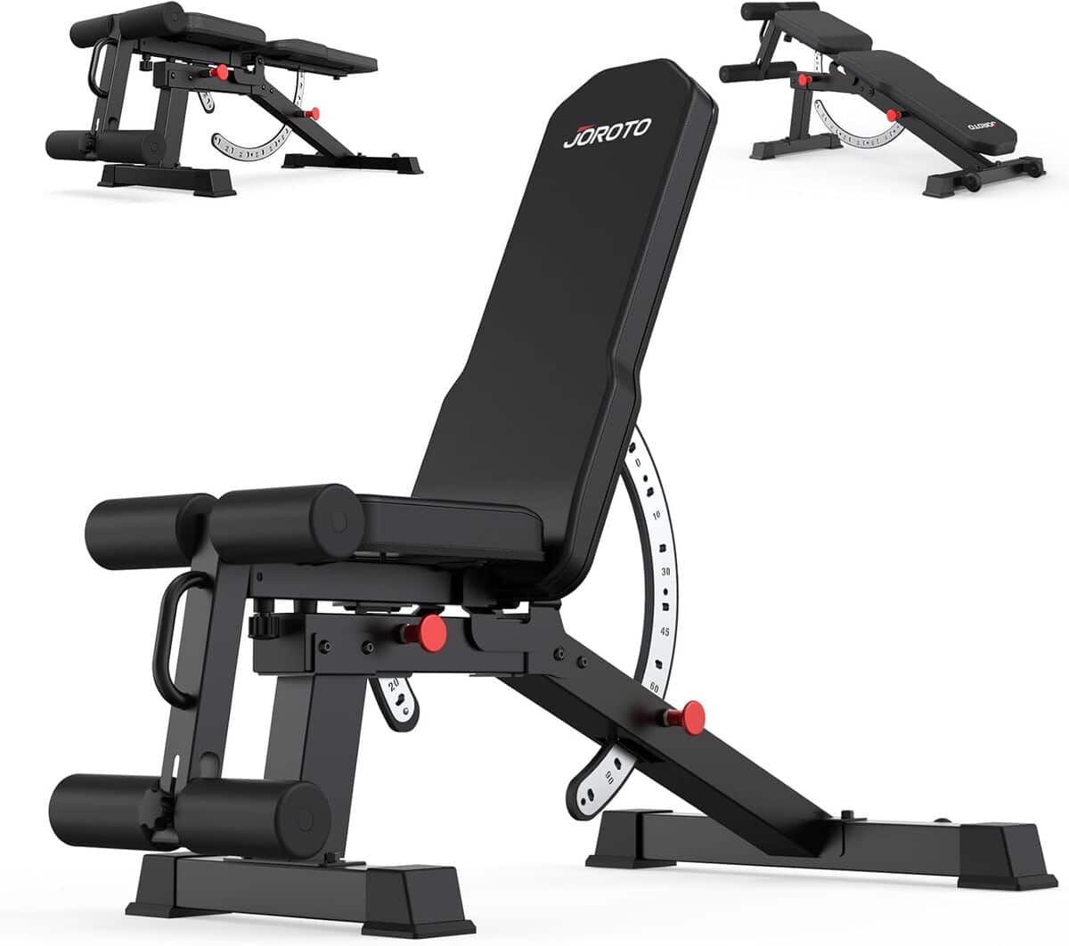 Test du banc de musculation JOROTO 800 kg multireglable