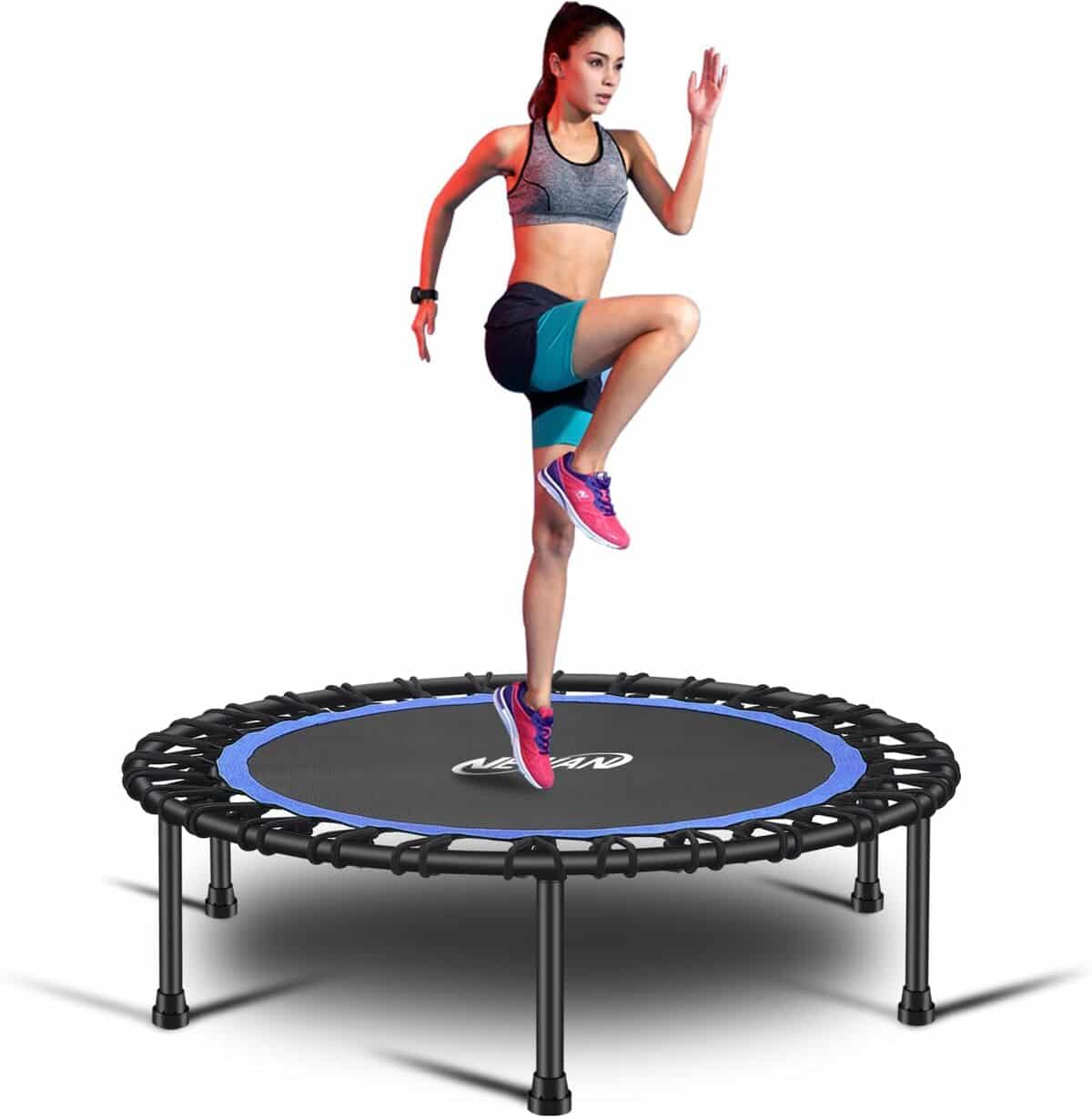 Test du trampoline fitness Newan Mini : rebond silencieux optimal
