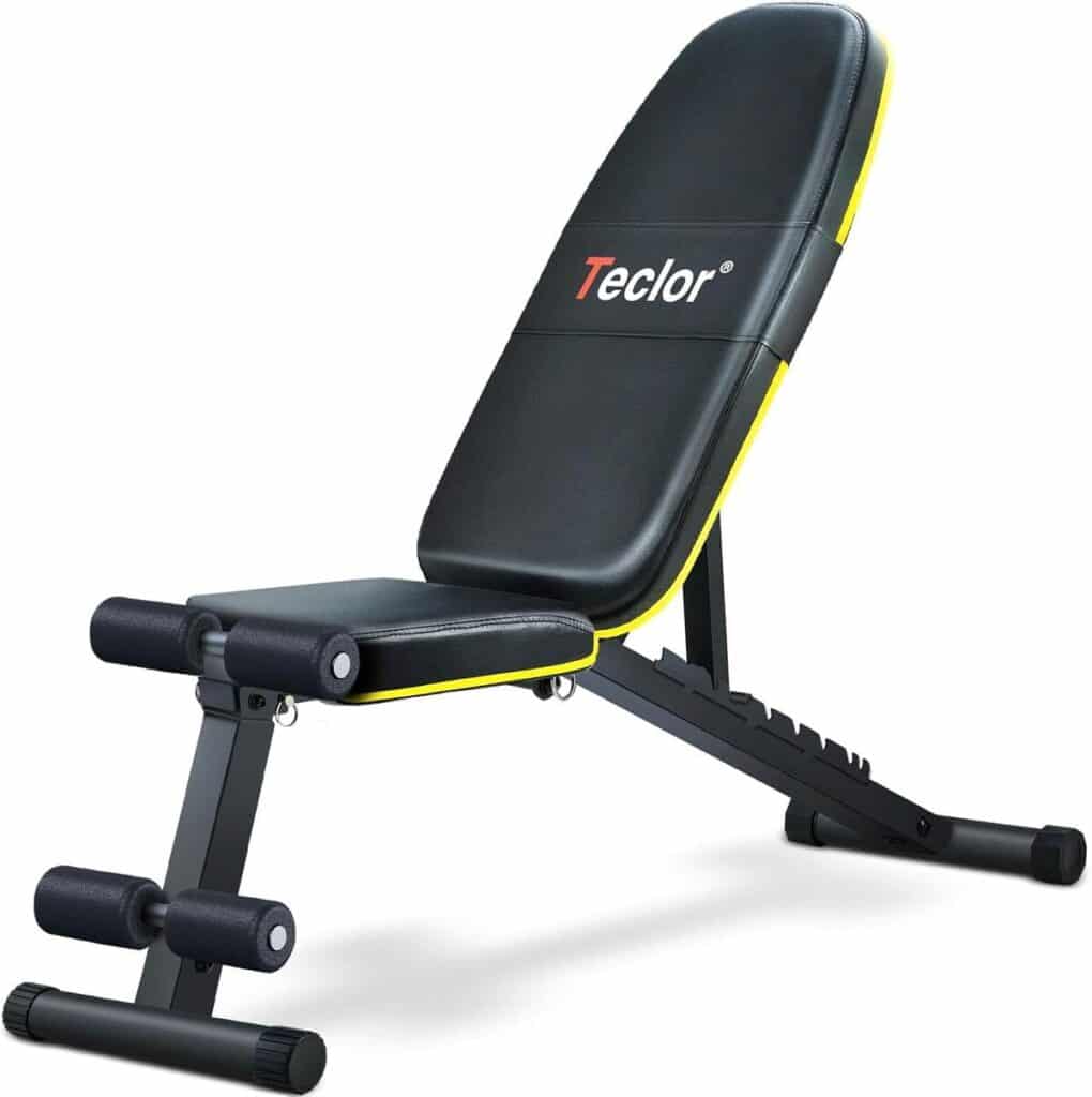 Test : banc de musculation réglable Teclor pour la maison
