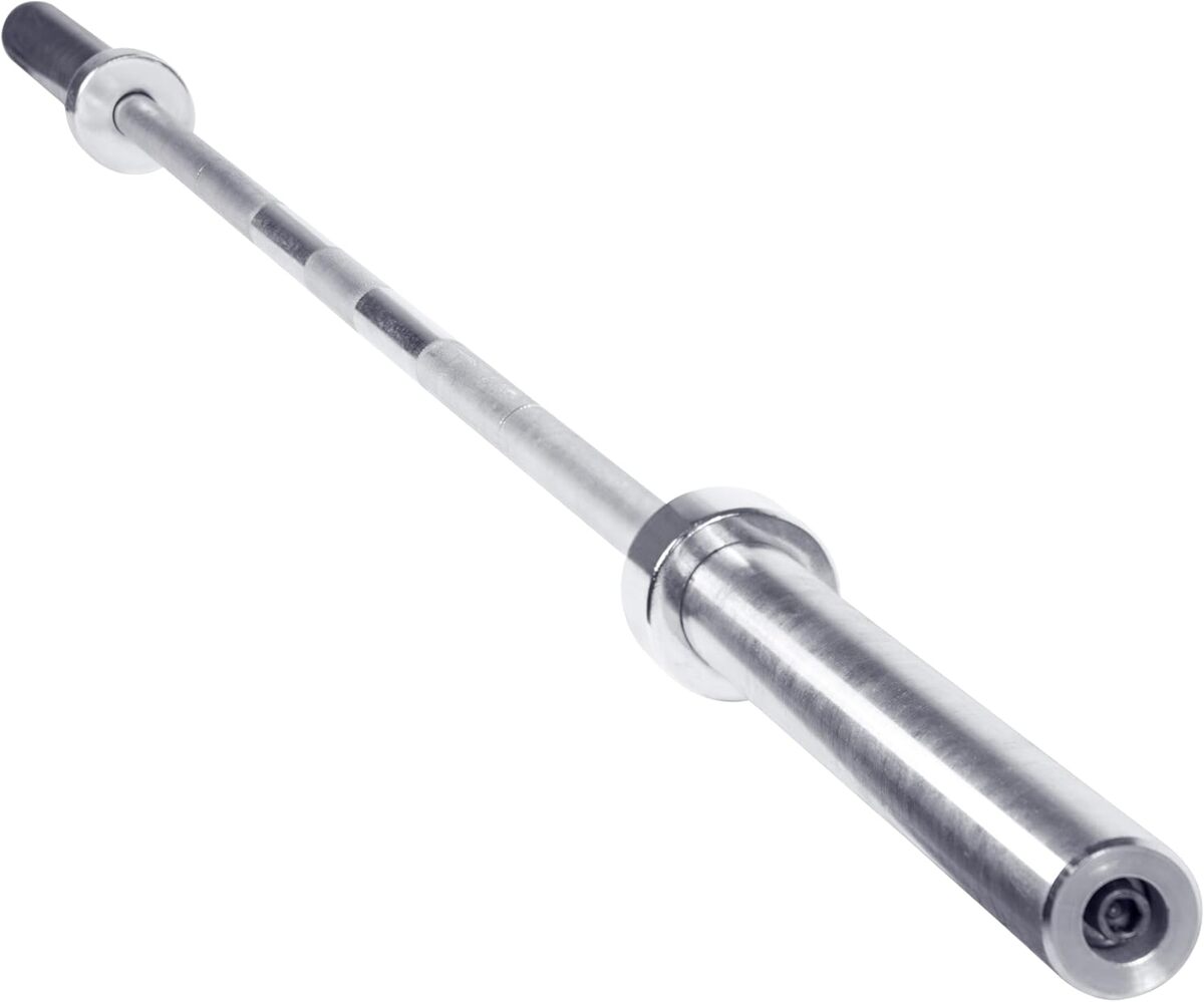 Test : barre olympique CAP Barbell chromée de 2, 1 m