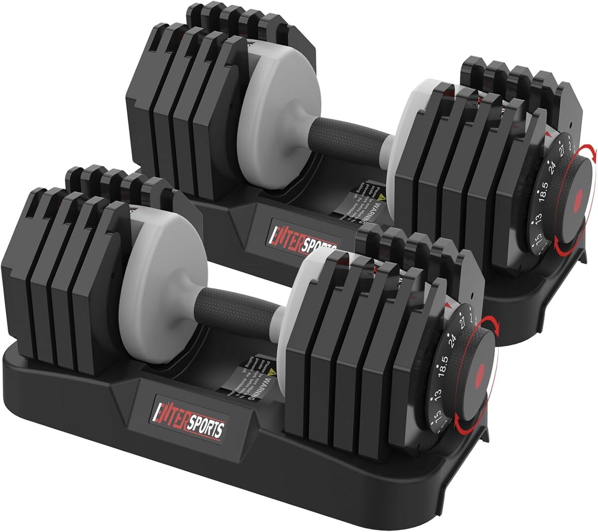 Test des haltères réglables EnterSports 12 kg : polyvalence à domicile