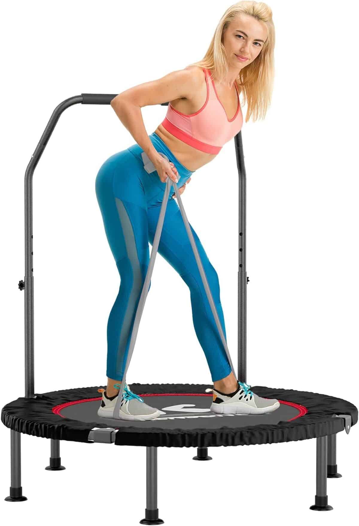 Test du mini trampoline K Kensone 101, 6 cm avec poignée réglable