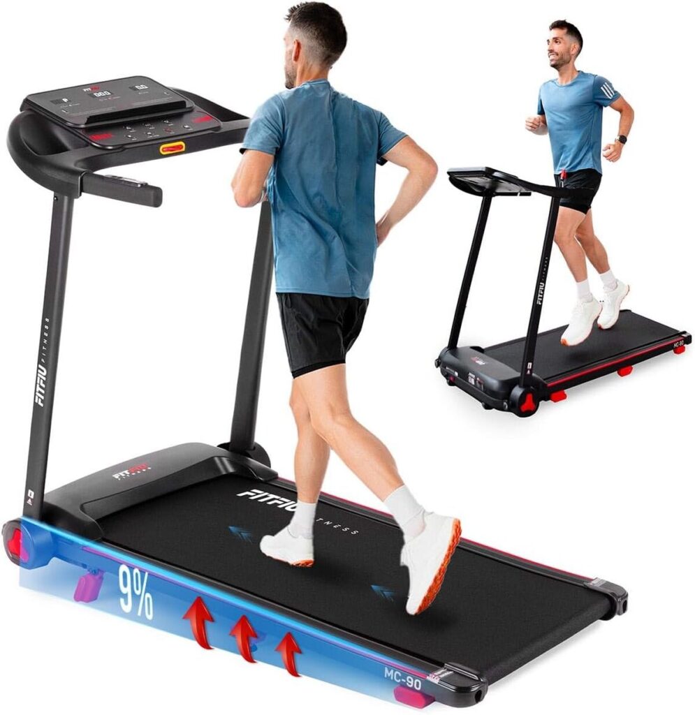 Test tapis de course FITFIU MC-90 pliable et connecté