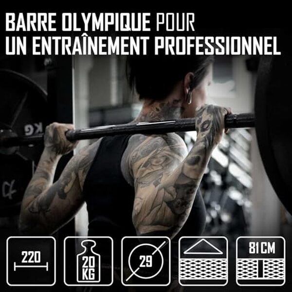 Découvrez pourquoi la barre olympique Strength Shop 20kg est indispensable pour vos entraînements de powerlifting : performance, durabilité et efficacité réunies.