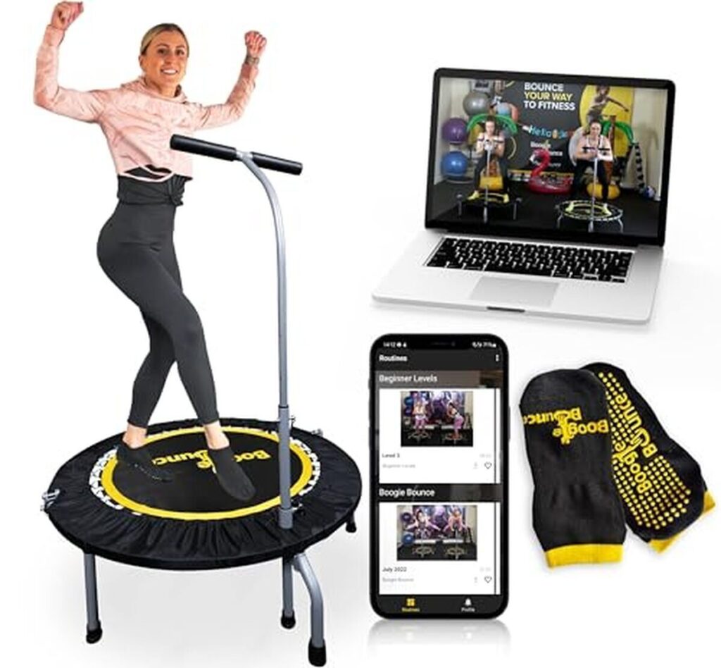 Test du trampoline Boogie Bounce Studio : pliable et silencieux pour des entraînements optimisés