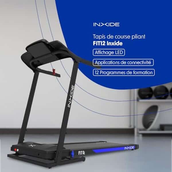 Découvrez le tapis de course Bodytone FIT12 : performance, pliabilité et connexion pour une expérience de fitness complète chez vous