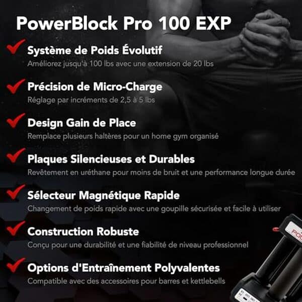 Découvrez notre test complet des haltères réglables POWERBLOCK Pro 100 EXP Stage 1, alliant robustesse, adaptabilité et performance pour des entraînements efficaces.