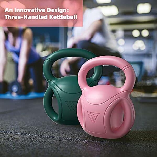 Découvrez notre évaluation de la kettlebell rose RUNWE 6, 8 kg à trois poignées : design esthétique, efficacité d'entraînement et avantages pour votre routine fitness