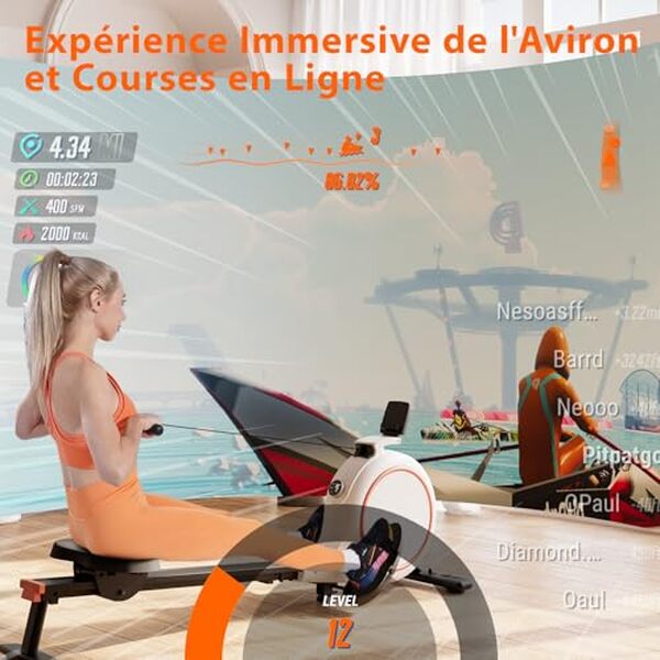 Découvrez l'avis complet sur le rameur Superun et ses 32 niveaux de résistance pour transformer votre gym à domicile en un espace de remise en forme efficace et varié.