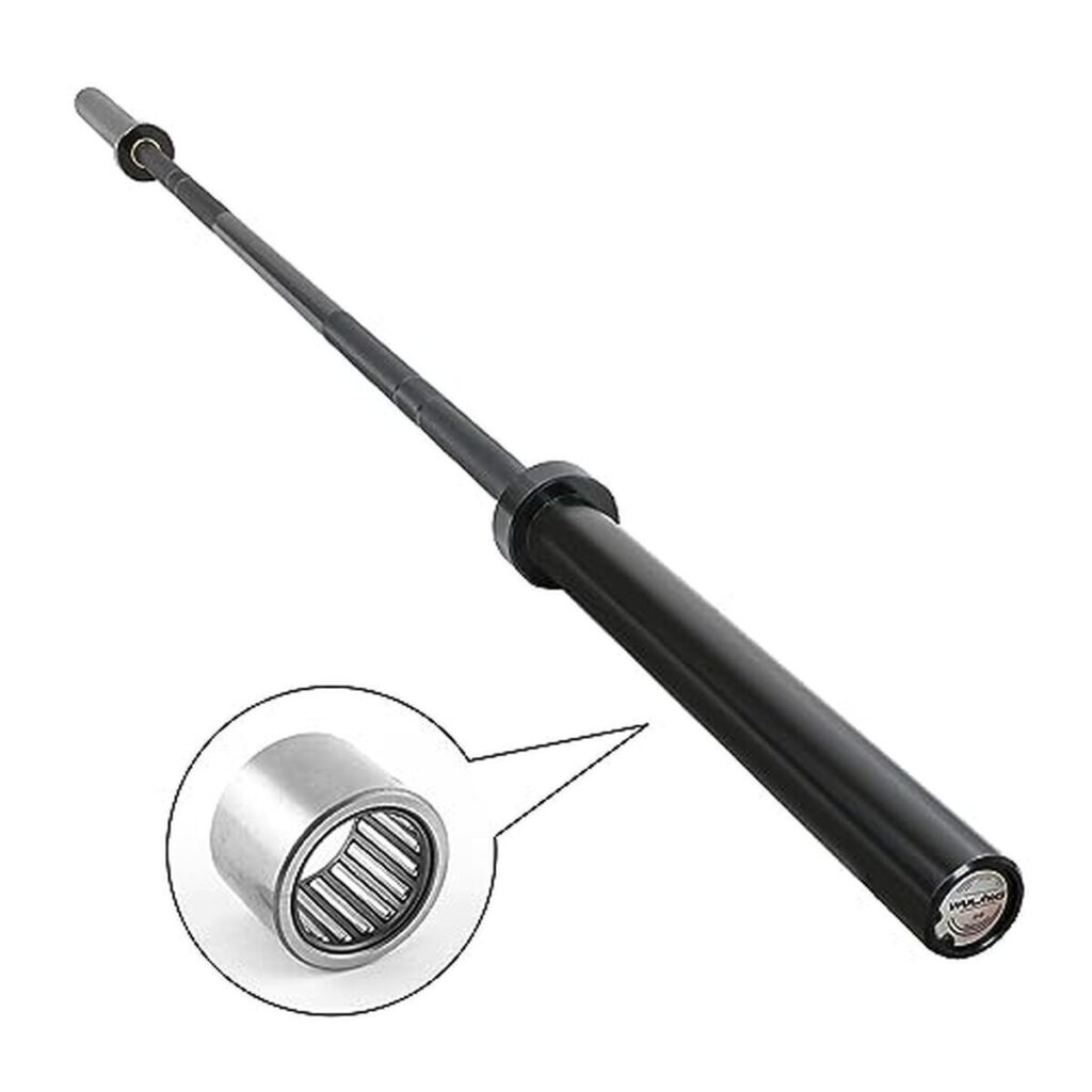 Test de la barre d'haltère Wuuhoo Roman 220cm : jusqu'à 250kg en acier galvanisé noir