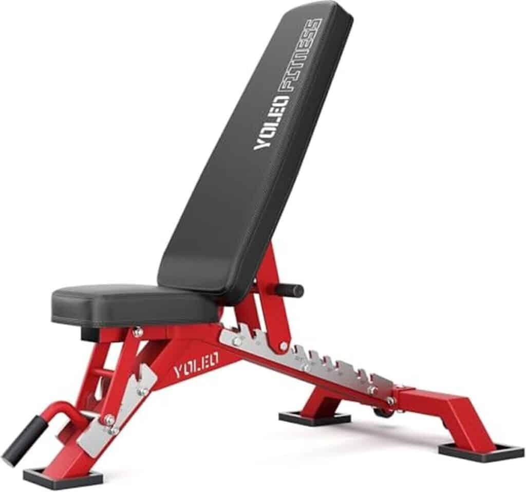 Test du banc de musculation réglable Yoleo : solidité et polyvalence