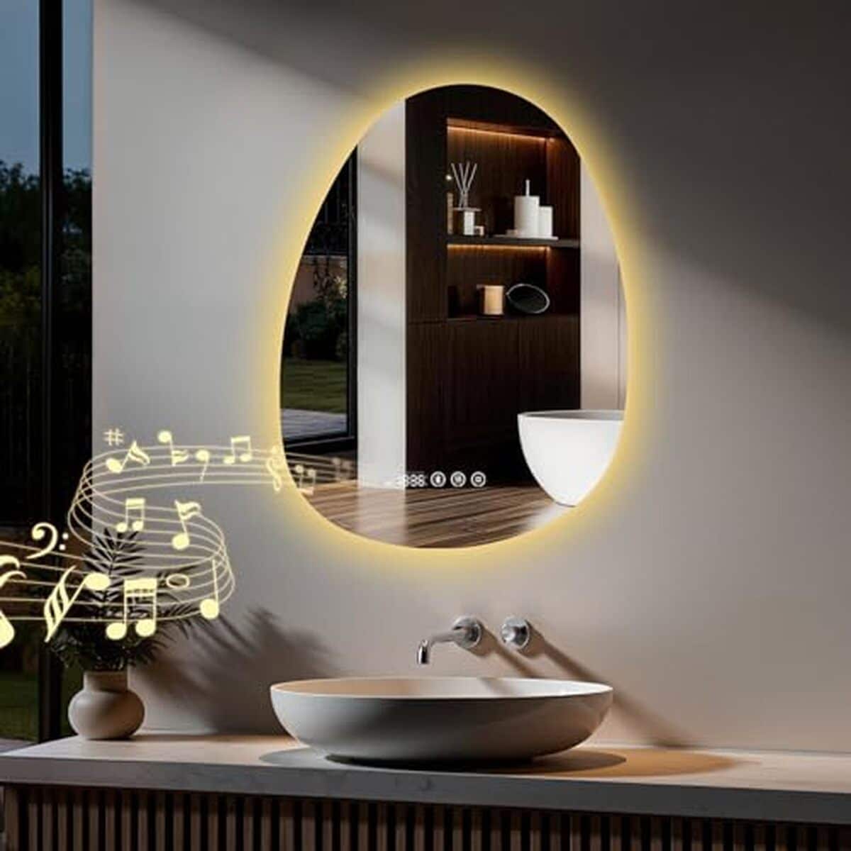 Test du miroir S'AFIELINA : éclairage intelligent et fonctionnalités avancées