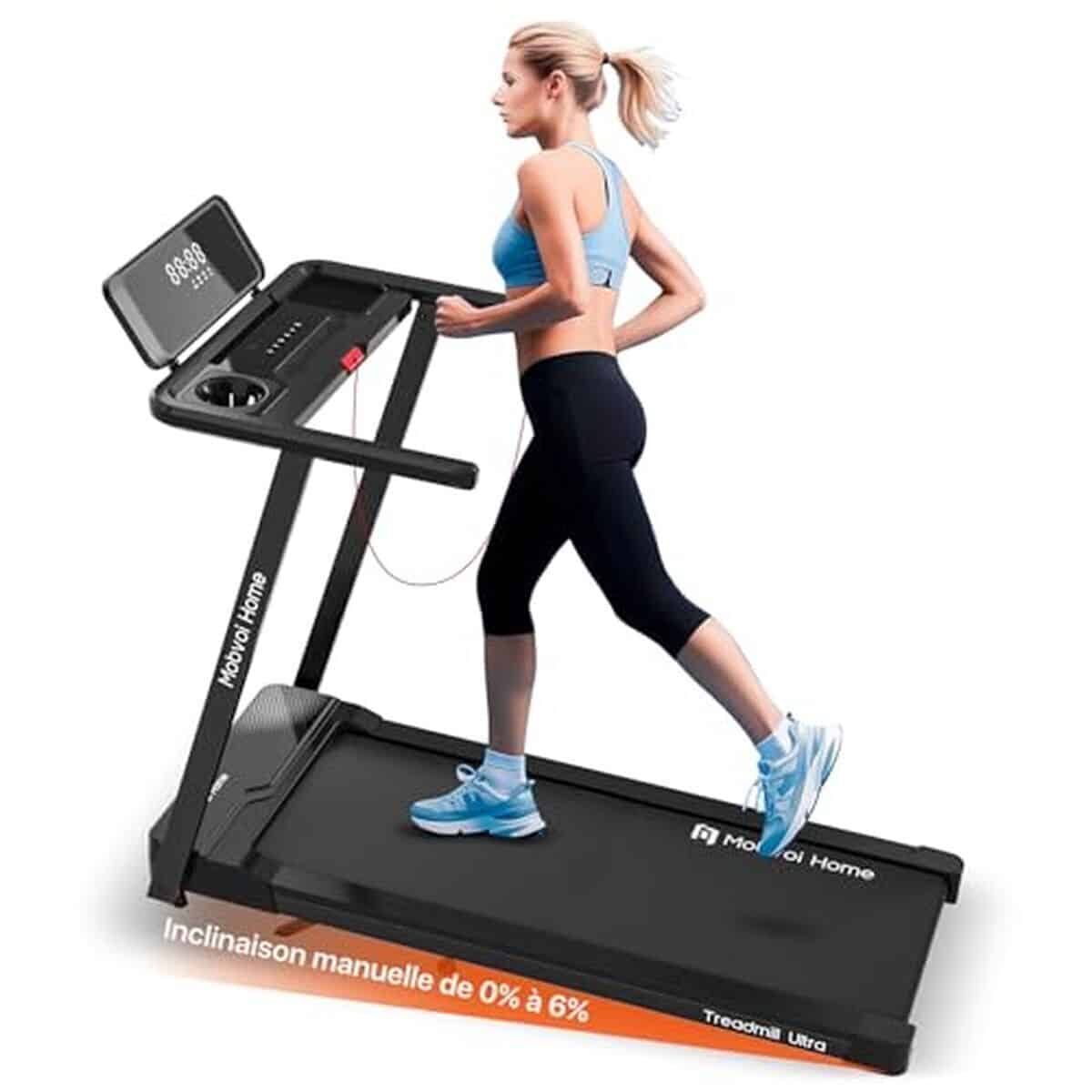 Test du tapis de course Mobvoi Ultra 3 en 1 : performance et inclinaison ajustée