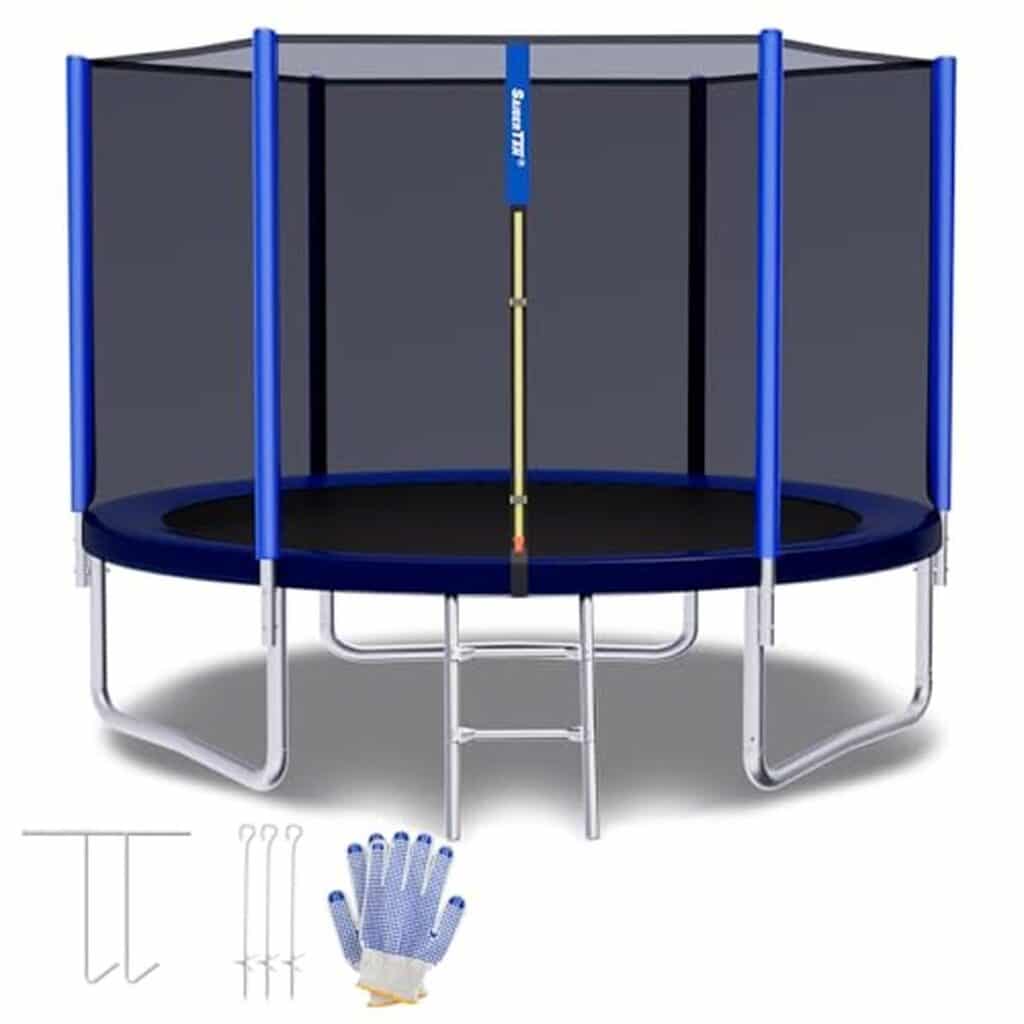 Test du trampoline extérieur : sécurité et résistance au rendez-vous