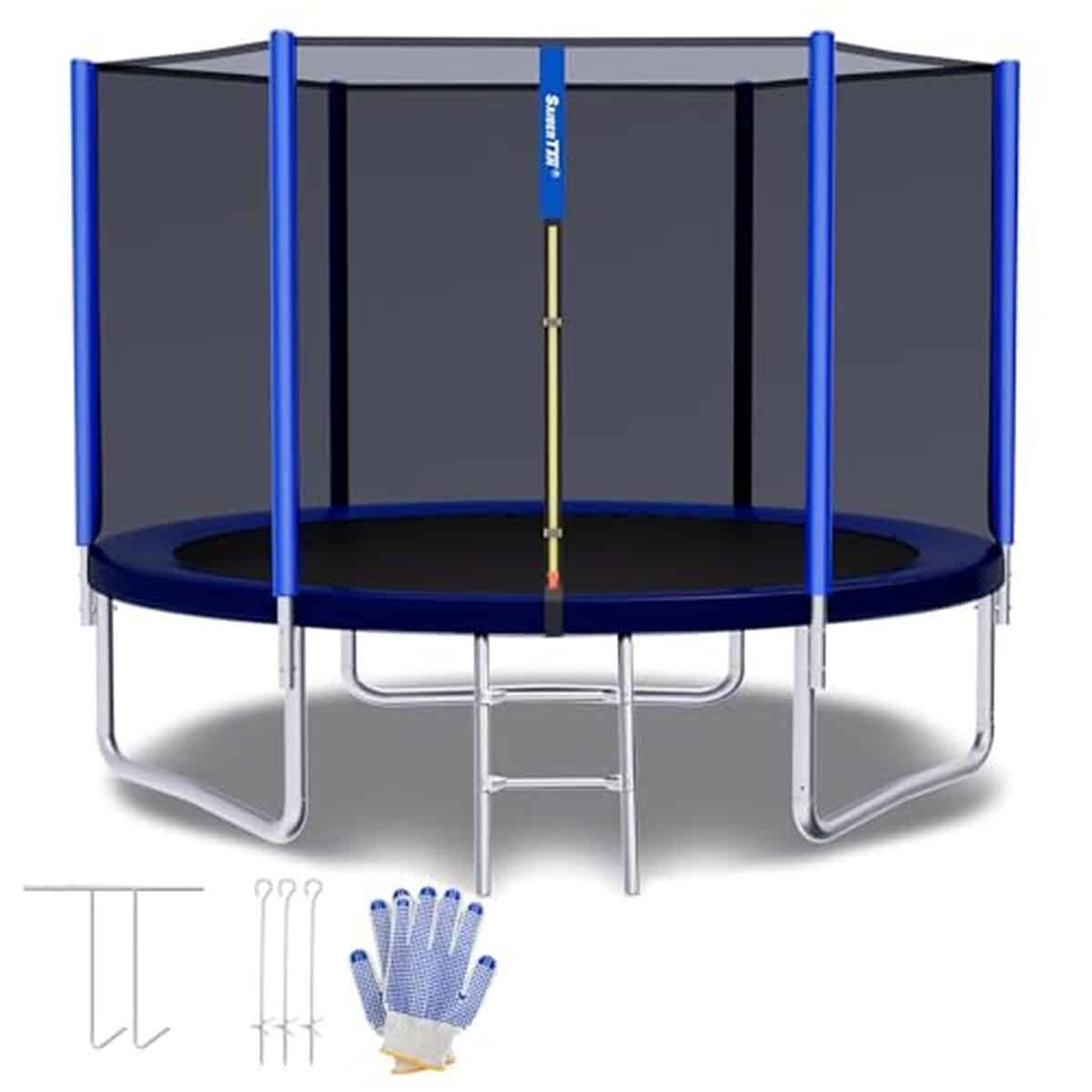 Test du trampoline extérieur : sécurité et résistance au rendez-vous