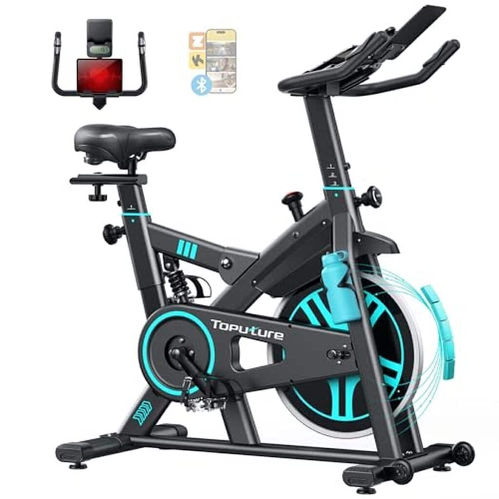 Test du vélo d'appartement connecté Toputure Magnétique 100