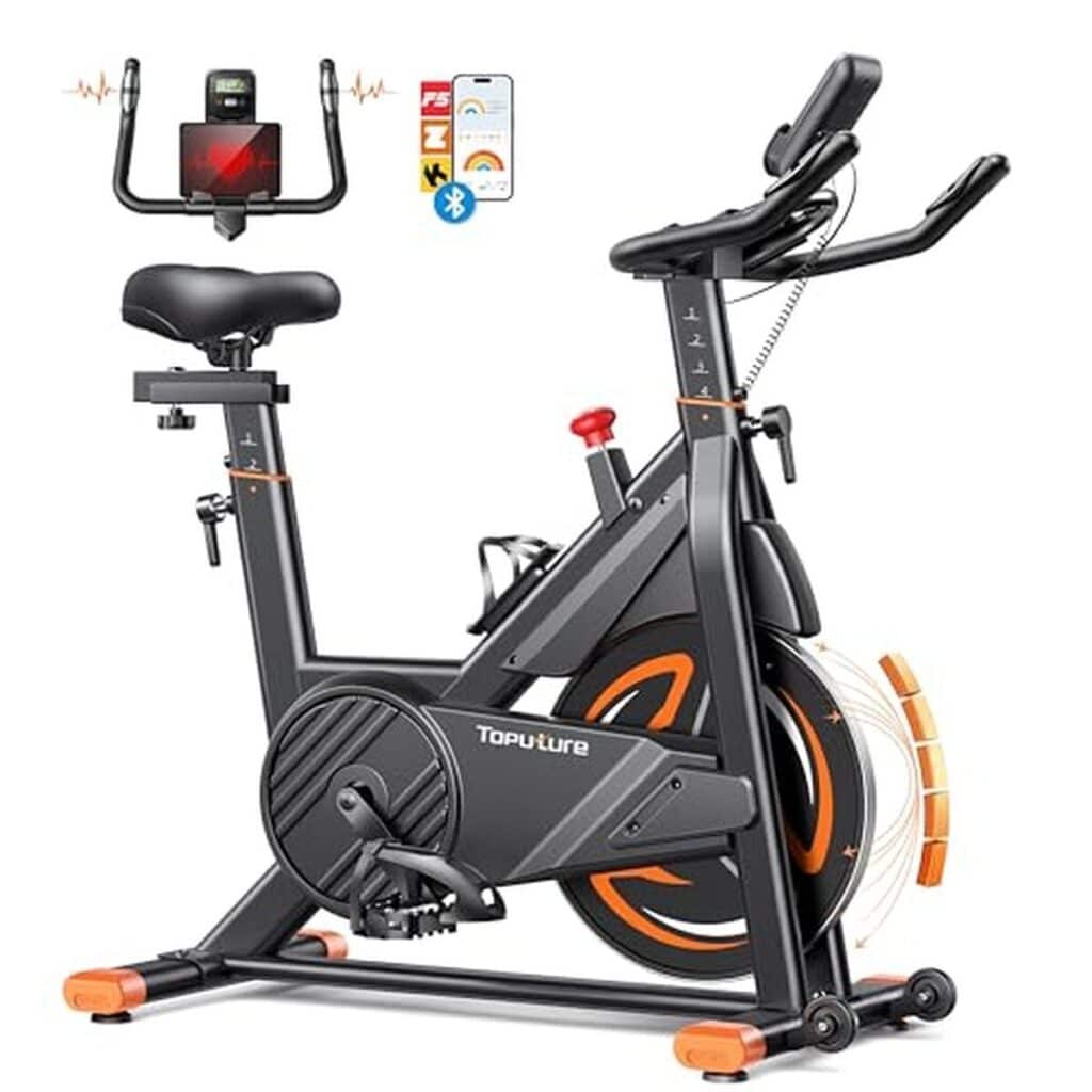 Test du vélo d'appartement magnétique Toputure connecté et silencieux