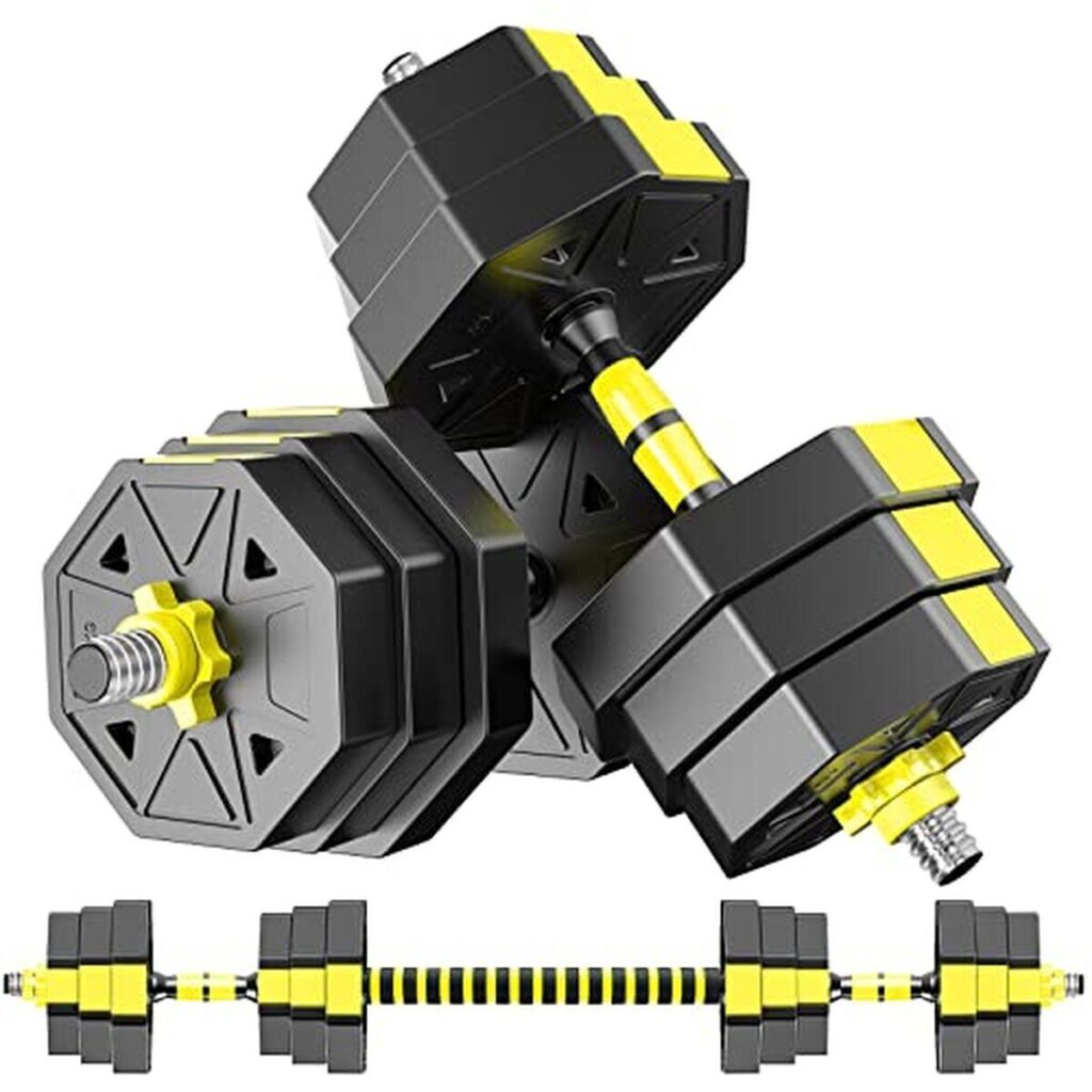 Test : haltères réglables hexagonaux 18, 1 kg pour home gym