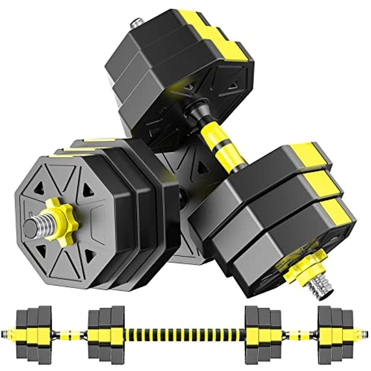 Test : haltères réglables hexagonaux 18, 1 kg pour home gym