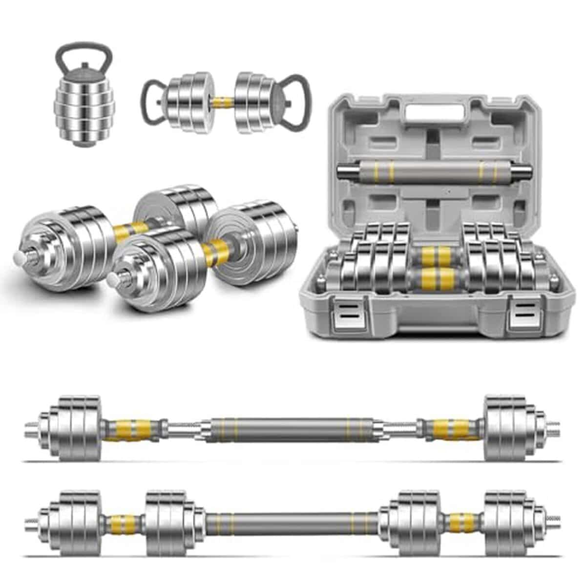 Test : haltères réglables PHOEROS 3 en 1 40 kg