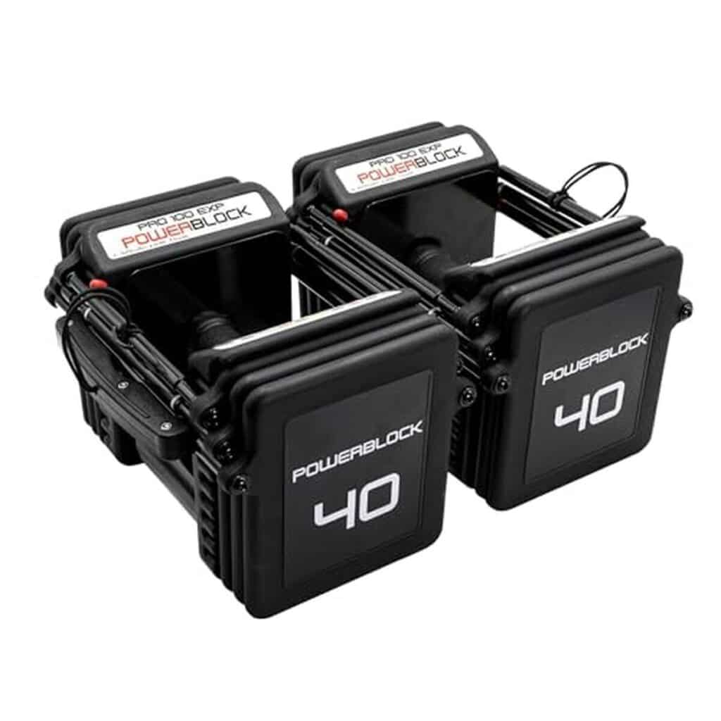 Test : haltères réglables POWERBLOCK Pro 100 EXP Stage 1, robustesse et évolutivité