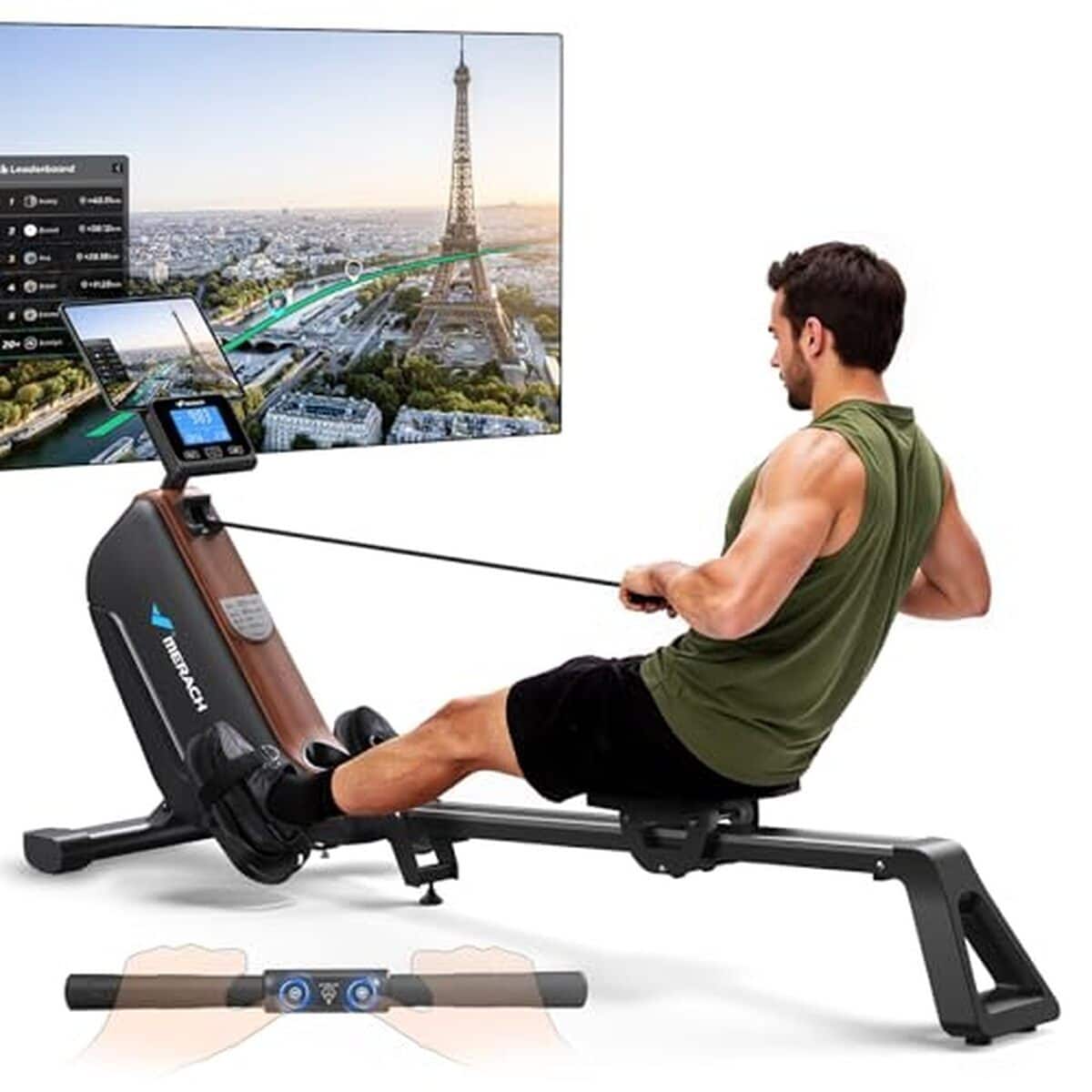 Test : rameur MERACH R15B4 pliable et silencieux