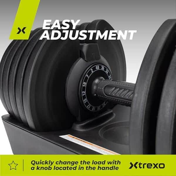 Découvrez notre analyse en détail de l'haltère réglable TREXO 40 kg, combinant performance et ergonomie pour des séances efficaces.