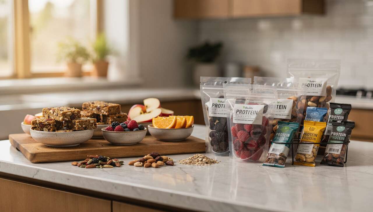 Encas fait maison versus encas du commerce