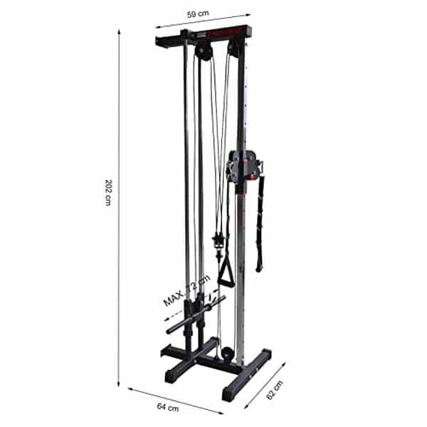 Explorez notre test complet de la station de force TrainHard et ses fonctionnalités : lat machine et câbles muraux pour un entraînement optimal à domicile