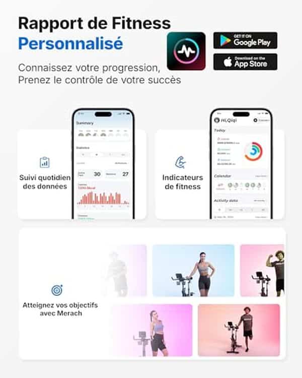 Découvrez notre analyse détaillée du vélo d'appartement Merach : un modèle alliant silence, performance et confort pour des entraînements optimisés à domicile.